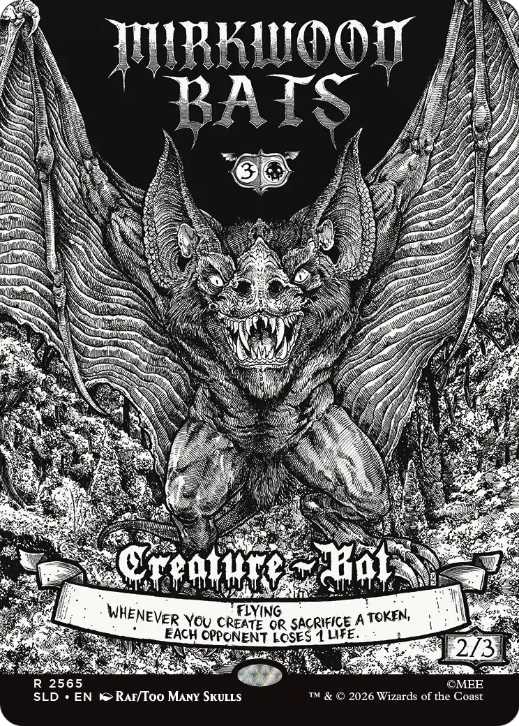 Mirkwood Bats [Secret Lair Drop Series] | Black Swamp Games