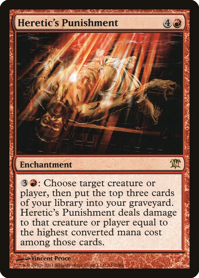 Heretic's Punishment [Innistrad] | Black Swamp Games