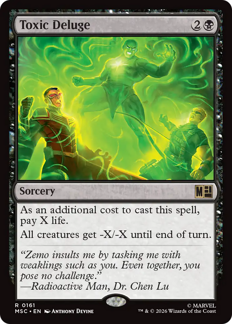Toxic Deluge (Surge Foil) [Marvel Super Heroes Commander] | Black Swamp Games