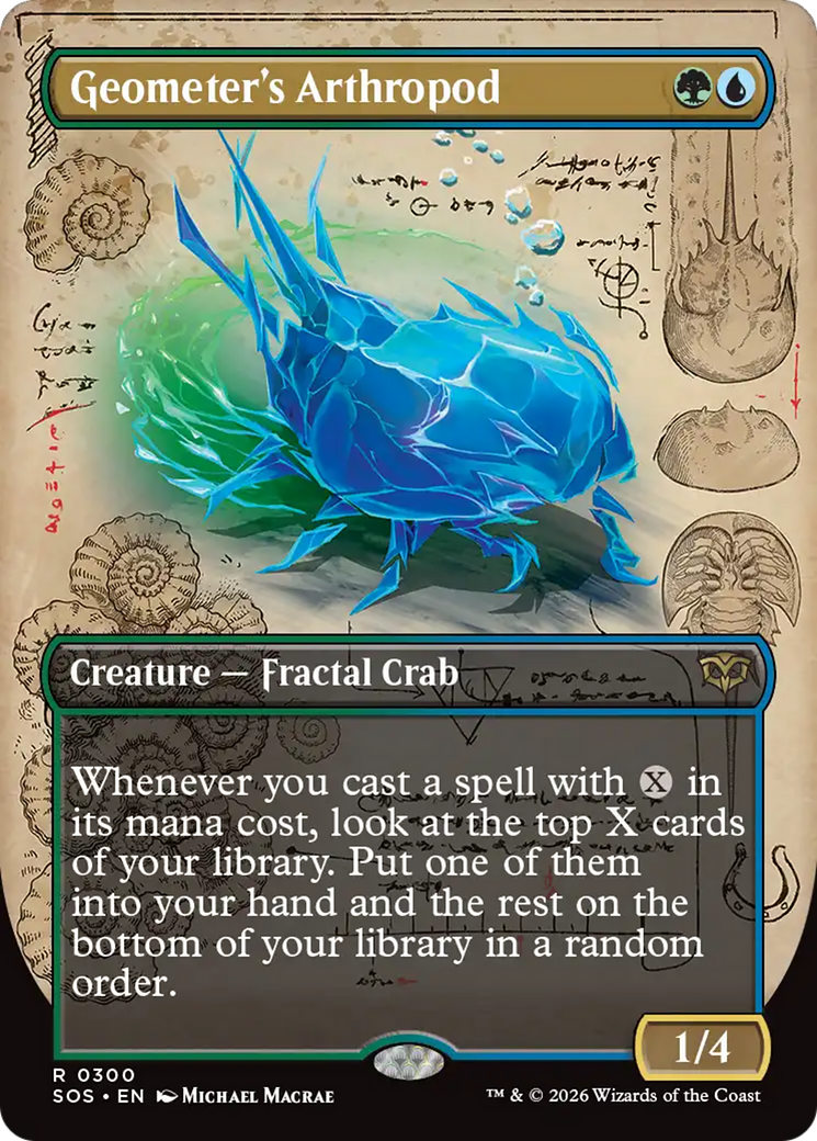 Geometer's Arthropod (Borderless) [Secrets of Strixhaven] | Black Swamp Games