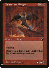 Brimstone Dragon [Mystery Booster] | Black Swamp Games