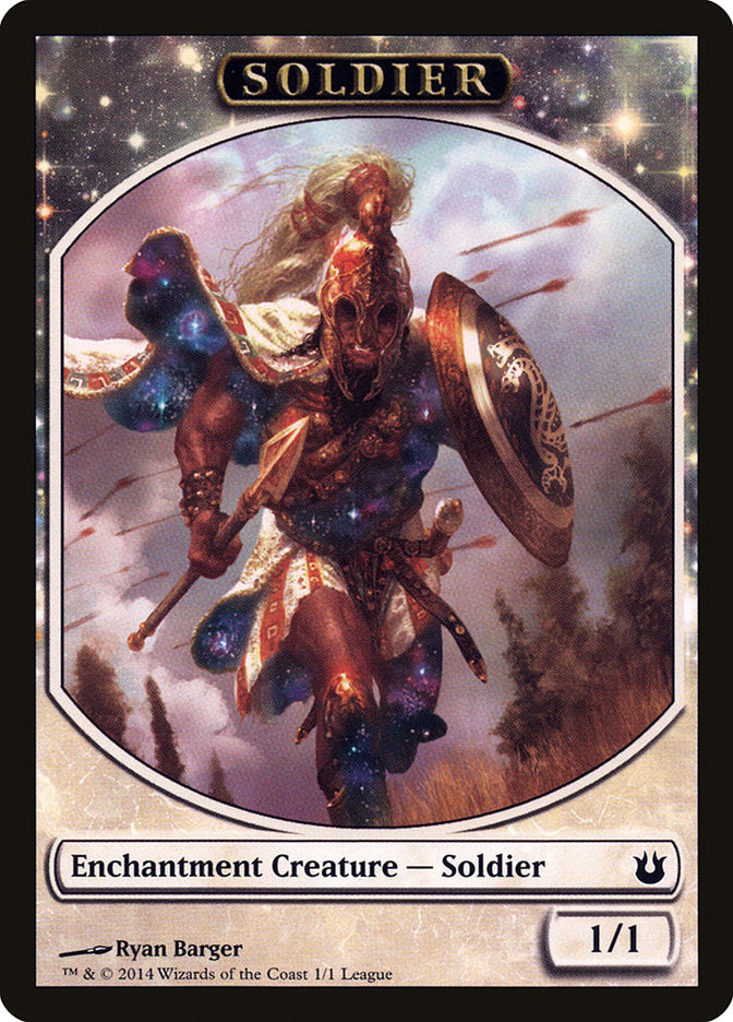 Soldier Token [League Tokens 2014] | Black Swamp Games