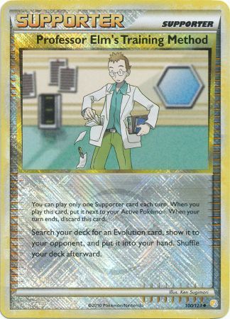 Professor Elm's Training Method (100/123) (League Promo) [HeartGold & SoulSilver: Base Set] | Black Swamp Games