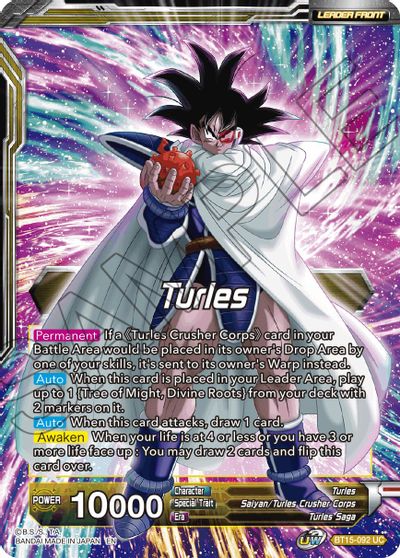 Turles // Turles, Accursed Power (BT15-092) [Saiyan Showdown] | Black Swamp Games