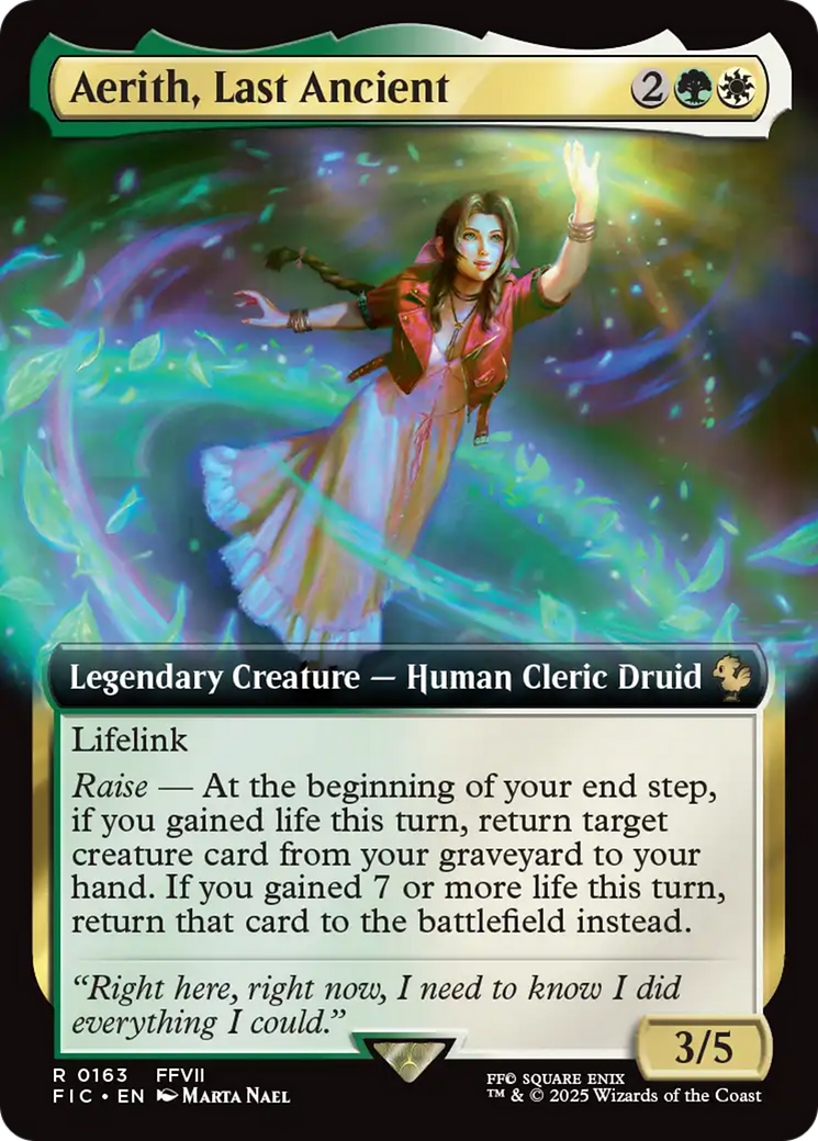 Aerith, Last Ancient (Extended Art) [FINAL FANTASY Commander] | Black Swamp Games