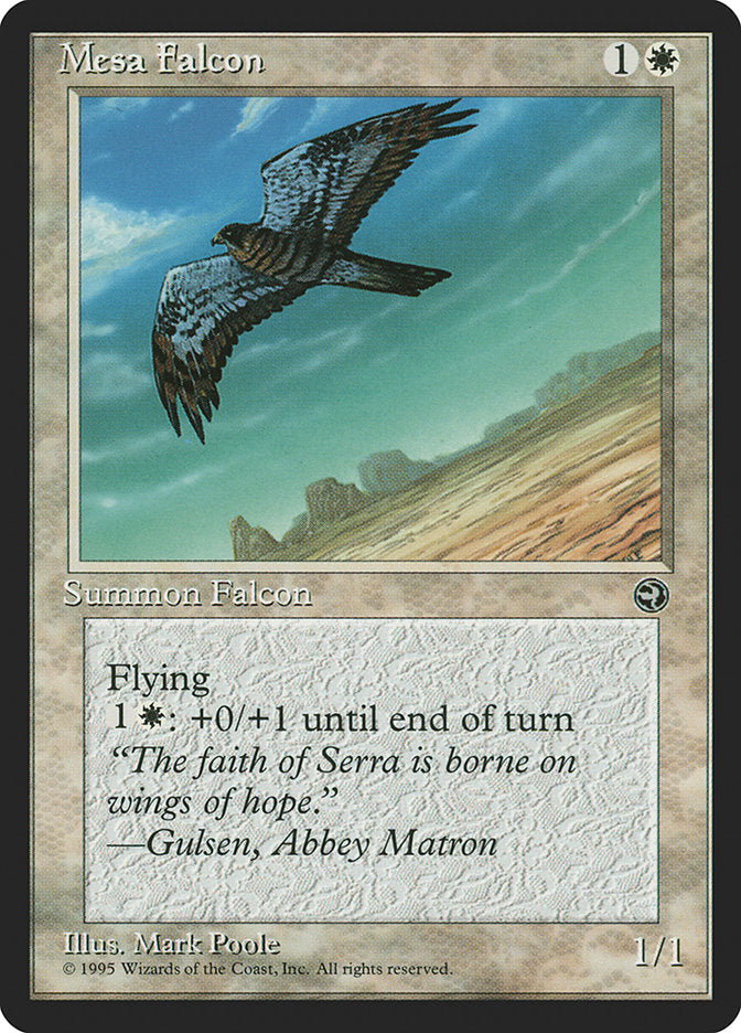 Mesa Falcon (Gulsen Flavor Text) [Homelands] | Black Swamp Games