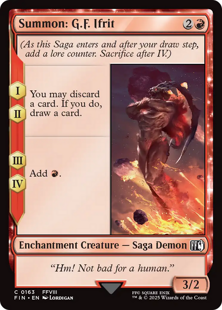 Summon: G.F. Ifrit [FINAL FANTASY] | Black Swamp Games