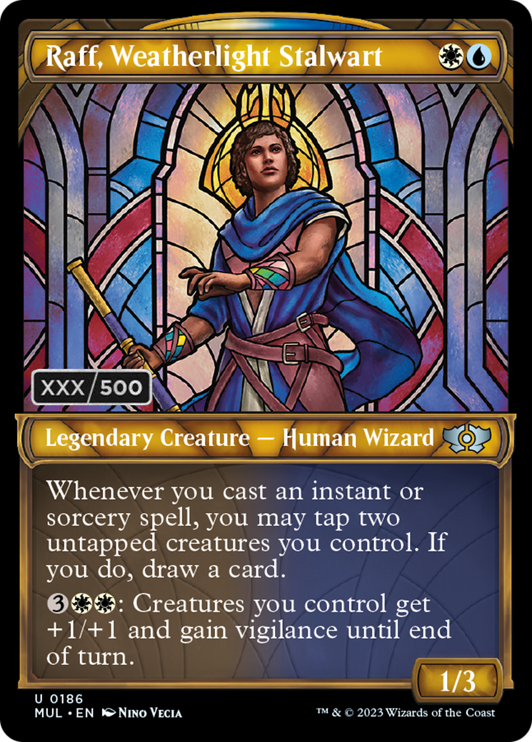 Raff, Weatherlight Stalwart (Serialized) [Multiverse Legends] | Black Swamp Games