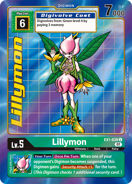 Lillymon [EX1-039] (Alternate Art) [Classic Collection] | Black Swamp Games