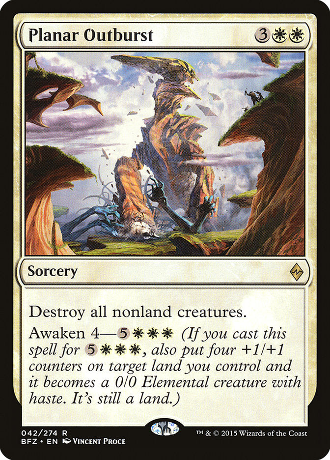 Planar Outburst [Battle for Zendikar] | Black Swamp Games