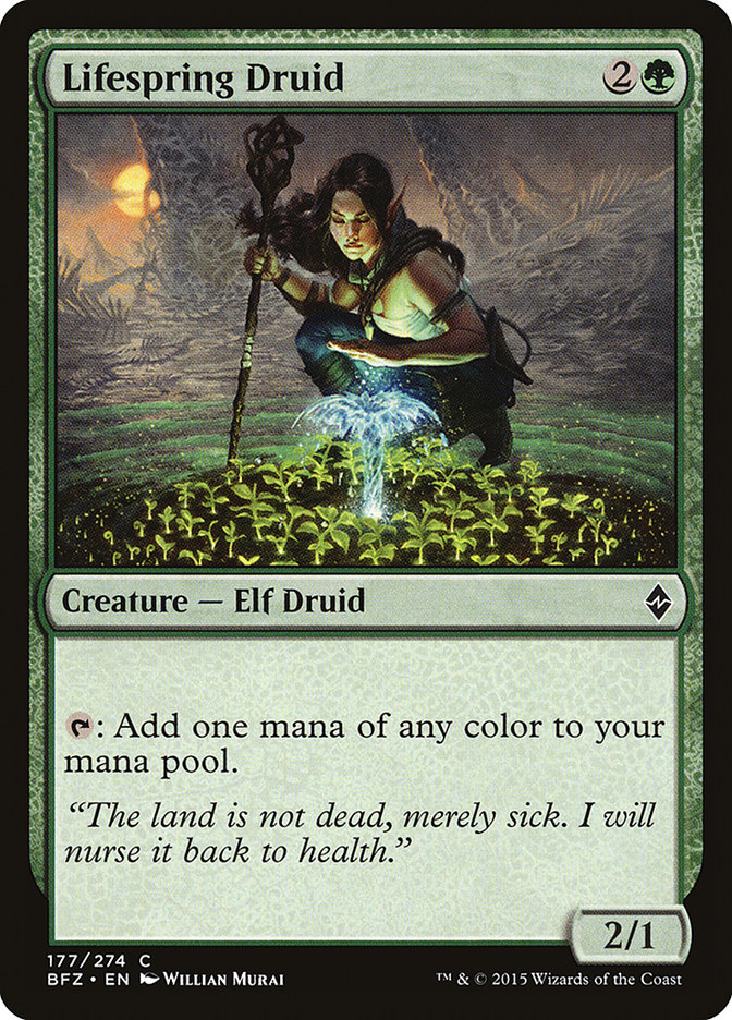 Lifespring Druid [Battle for Zendikar] | Black Swamp Games