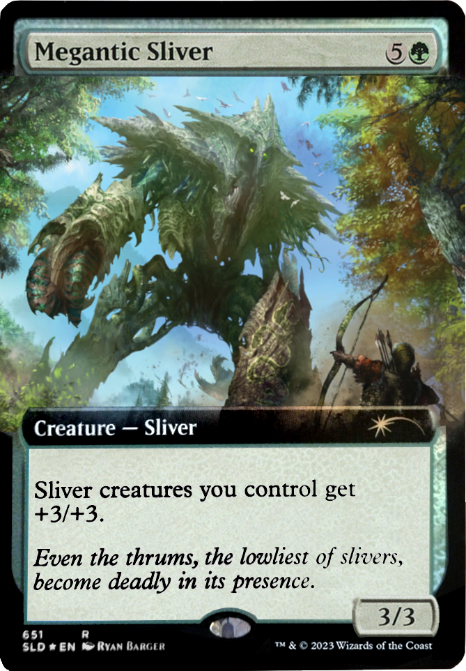 Megantic Sliver (Extended Art) [Secret Lair Drop Promos] | Black Swamp Games