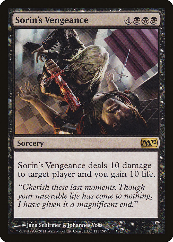 Sorin's Vengeance [Magic 2012] | Black Swamp Games