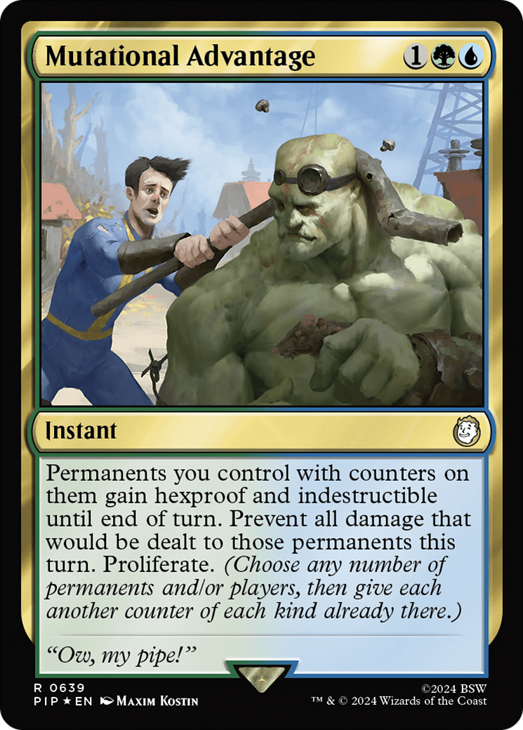 Mutational Advantage (Surge Foil) [Fallout] | Black Swamp Games
