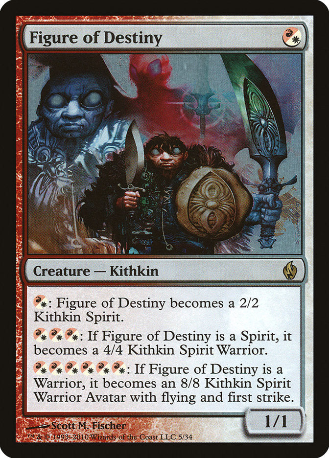 Figure of Destiny [Premium Deck Series: Fire and Lightning] | Black Swamp Games