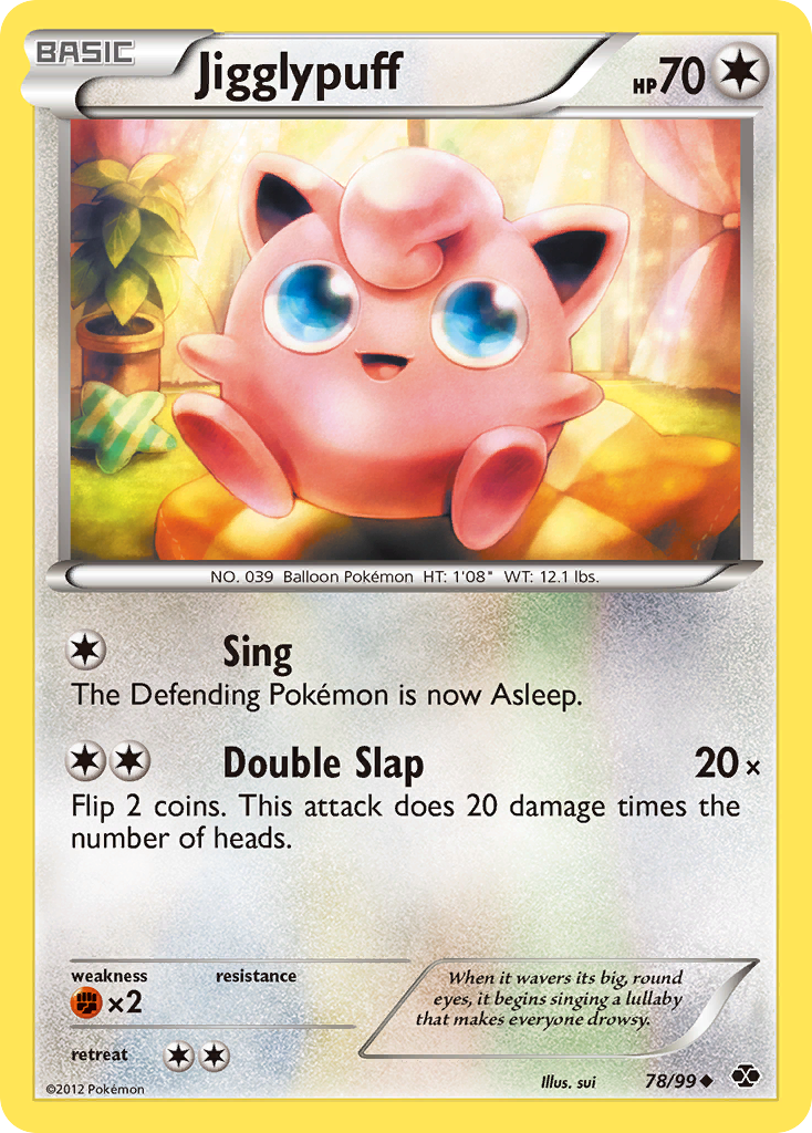 Jigglypuff (78/99) [Black & White: Next Destinies] | Black Swamp Games