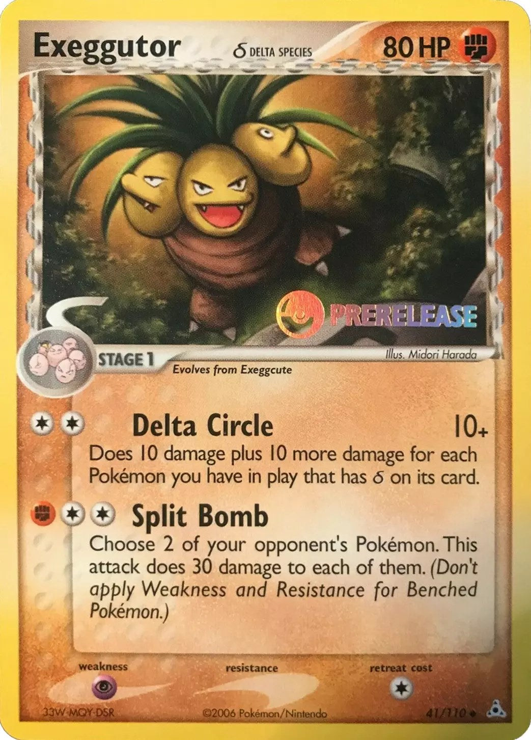 Exeggutor (41/110) (Prerelease) [EX: Holon Phantoms] | Black Swamp Games