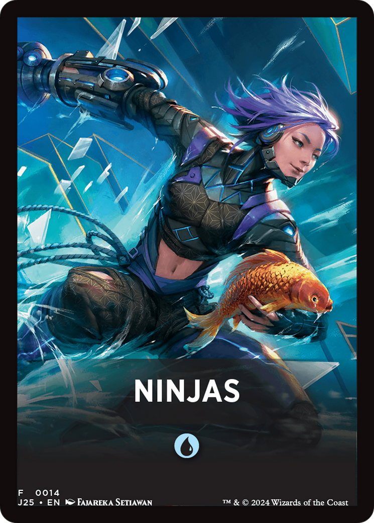 Ninjas Theme Card [Foundations Jumpstart Front Cards] | Black Swamp Games