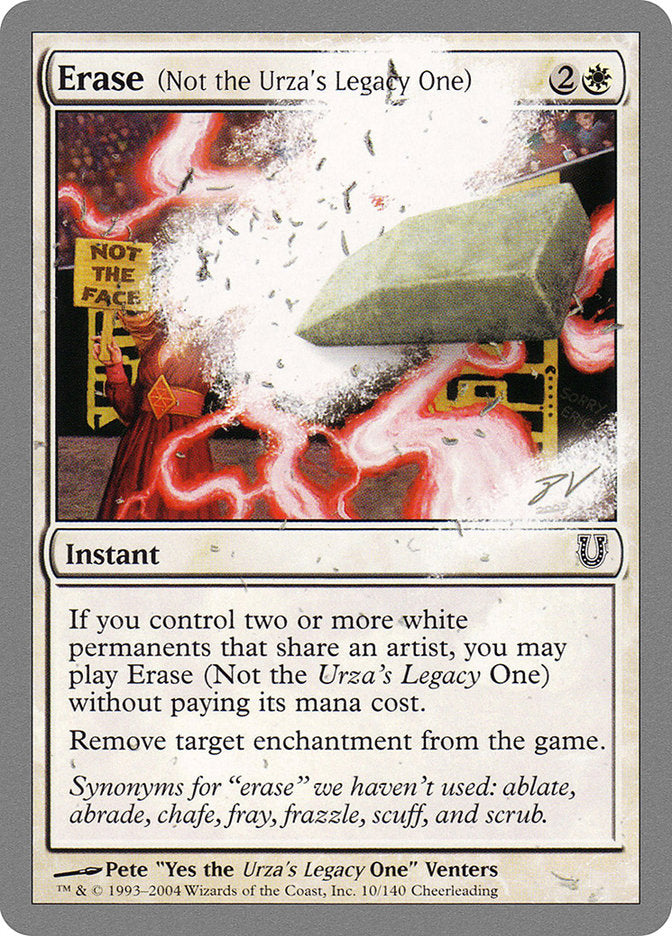 Erase (Not the Urza's Legacy One) [Unhinged] | Black Swamp Games