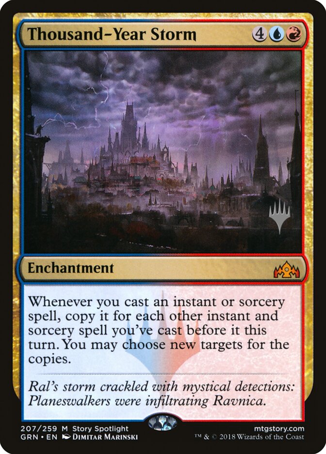 Thousand-Year Storm (Promo Pack) [Guilds of Ravnica Promos] | Black Swamp Games