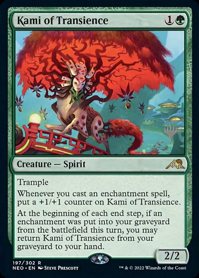 Kami of Transience (Promo Pack) [Kamigawa: Neon Dynasty Promos] | Black Swamp Games