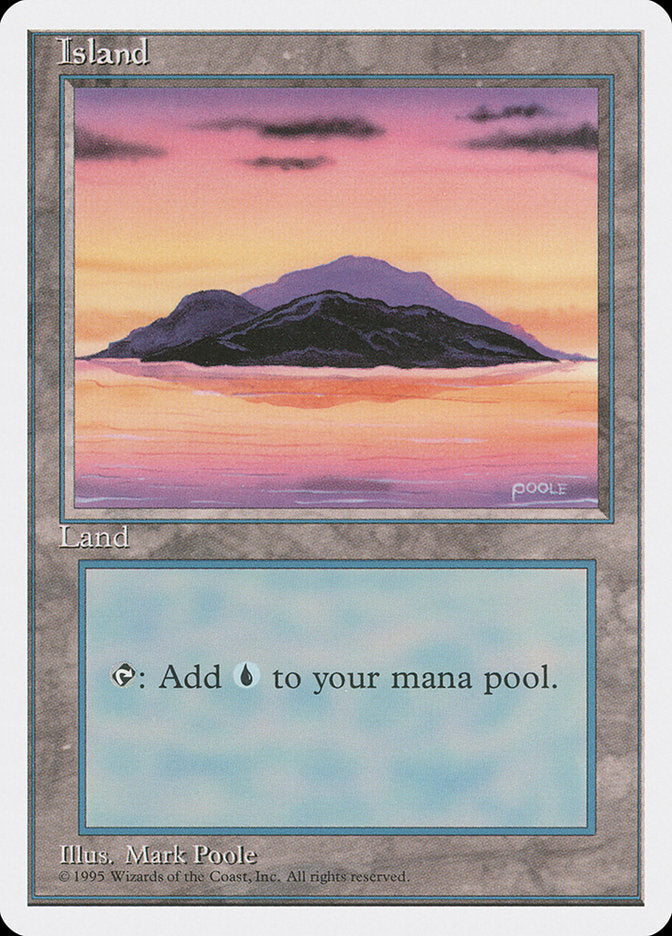 Island (Sunset / Signature on Right) [Fourth Edition] | Black Swamp Games