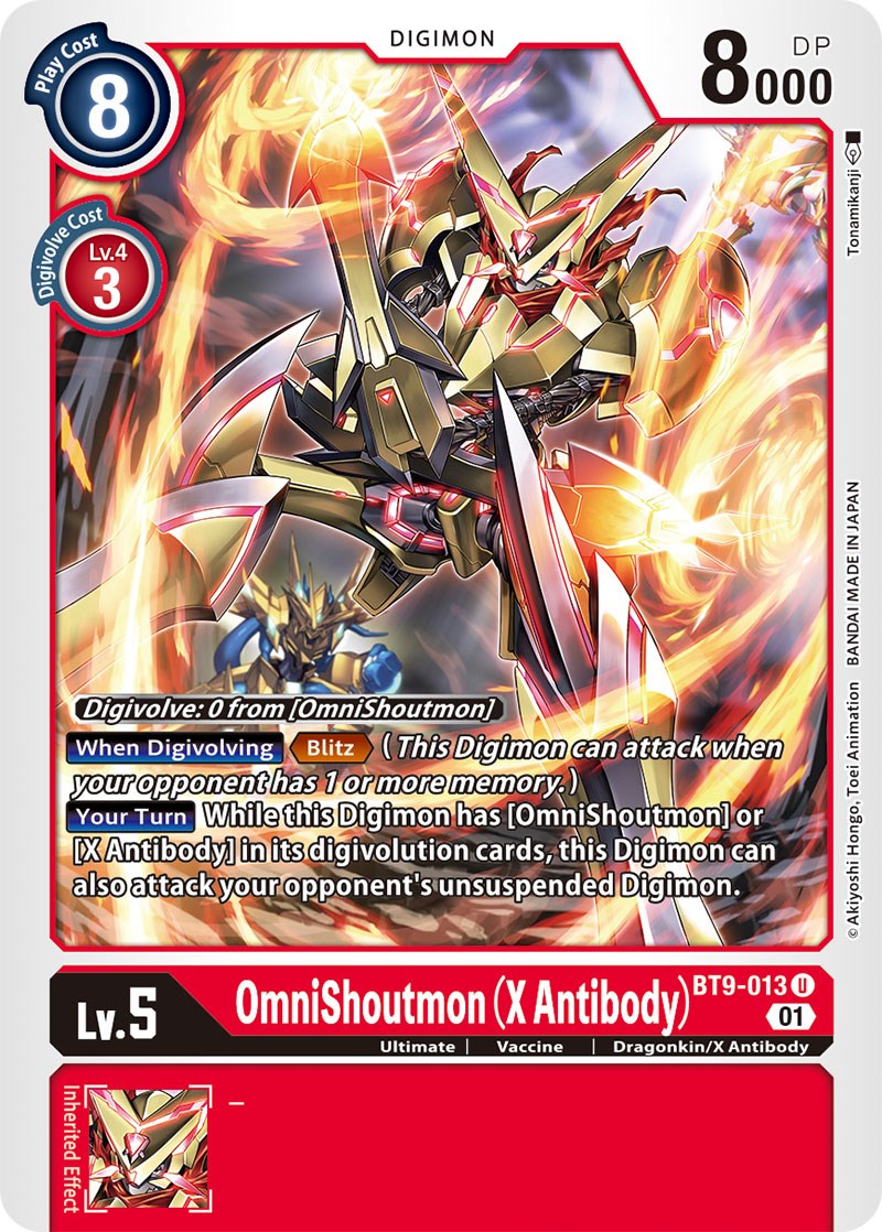 OmniShoutmon (X Antibody) [BT9-013] [X Record] | Black Swamp Games