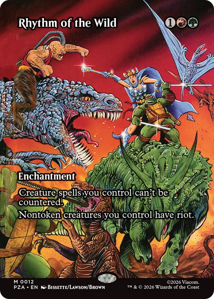 Rhythm of the Wild (Borderless) [Teenage Mutant Ninja Turtles Eternal-Legal] | Black Swamp Games