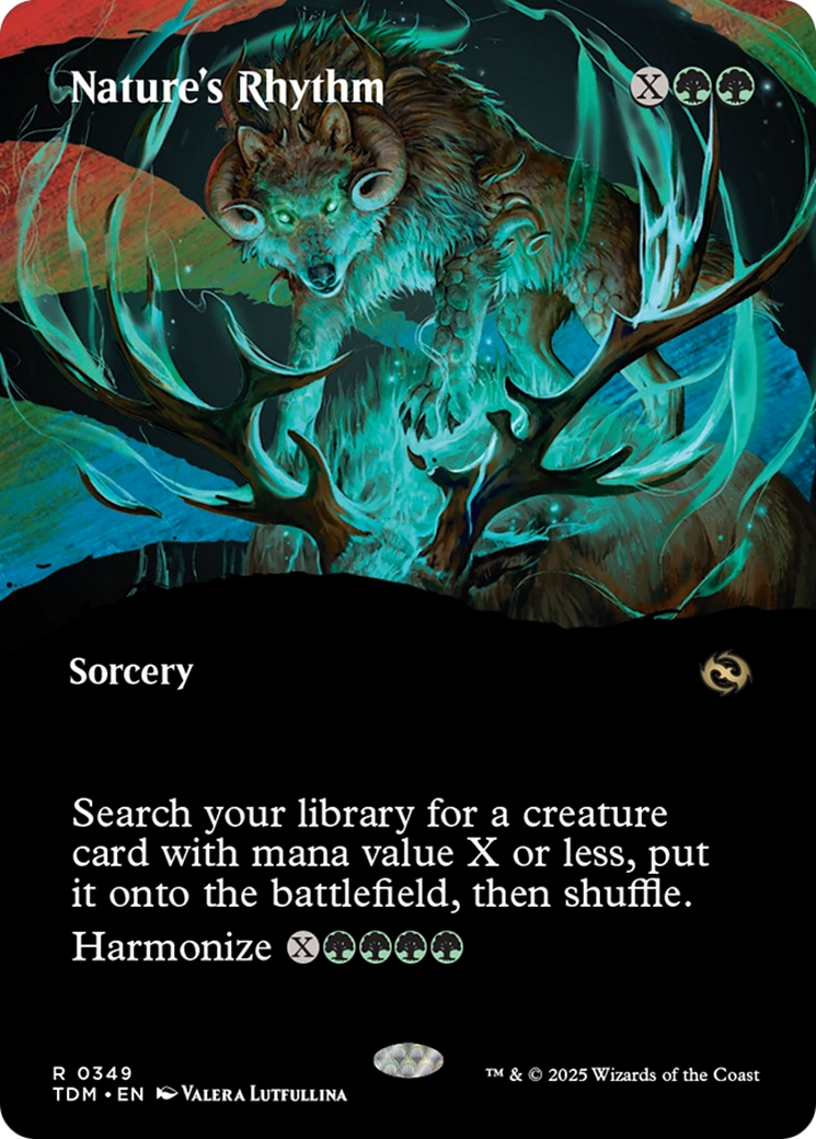 Nature's Rhythm (Borderless) [Tarkir: Dragonstorm] | Black Swamp Games