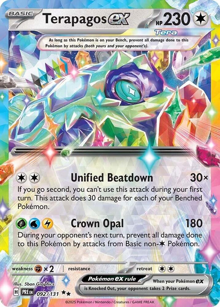 Terapagos ex (092/131) [Scarlet & Violet: Prismatic Evolutions] | Black Swamp Games
