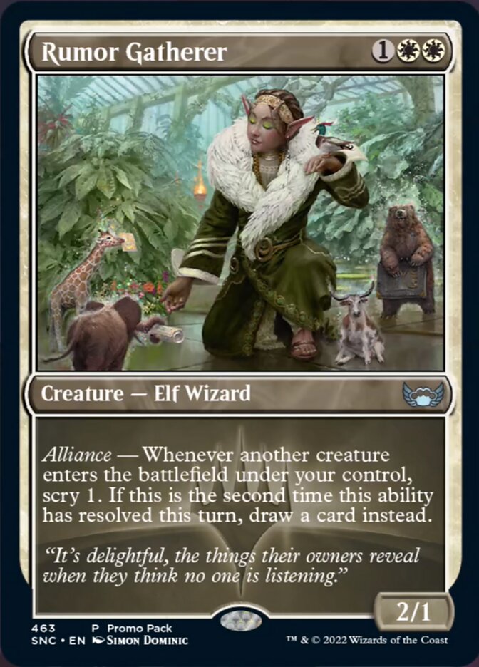 Rumor Gatherer (Promo Pack) [Streets of New Capenna] | Black Swamp Games