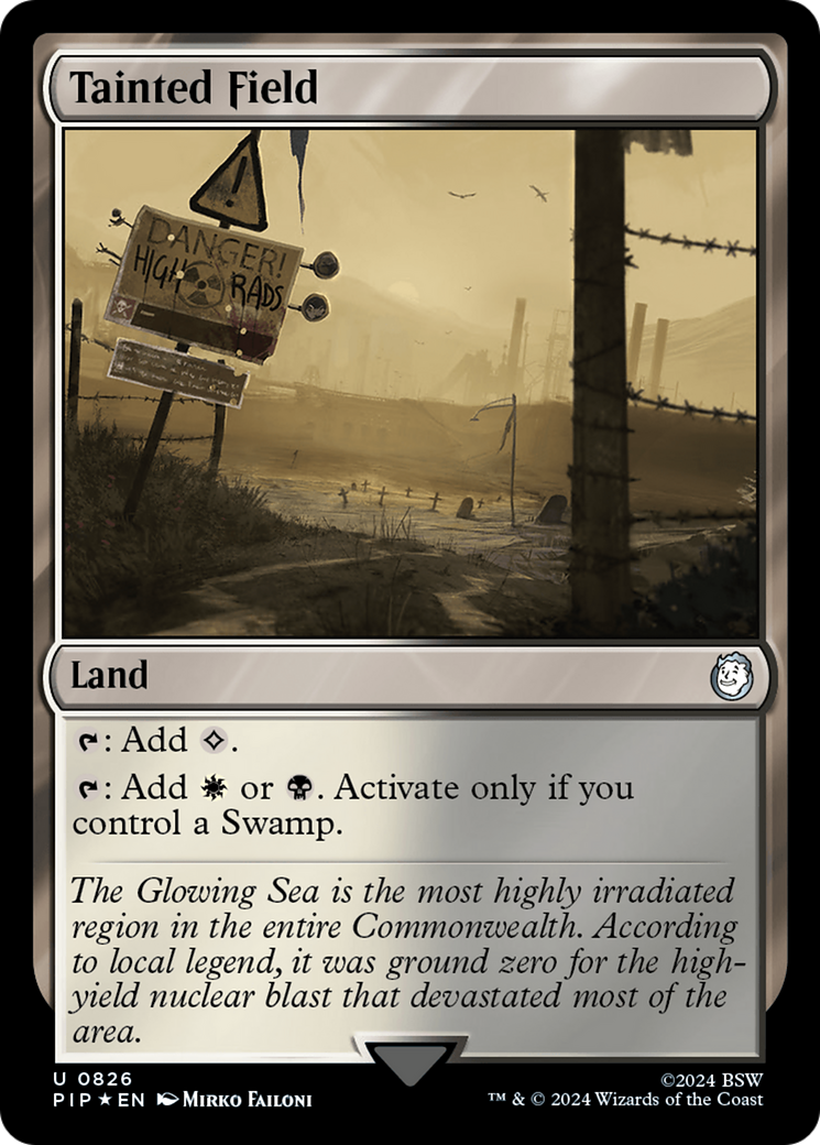 Tainted Field (Surge Foil) [Fallout] | Black Swamp Games