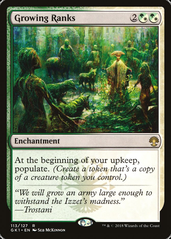 Growing Ranks [Guilds of Ravnica Guild Kit] | Black Swamp Games