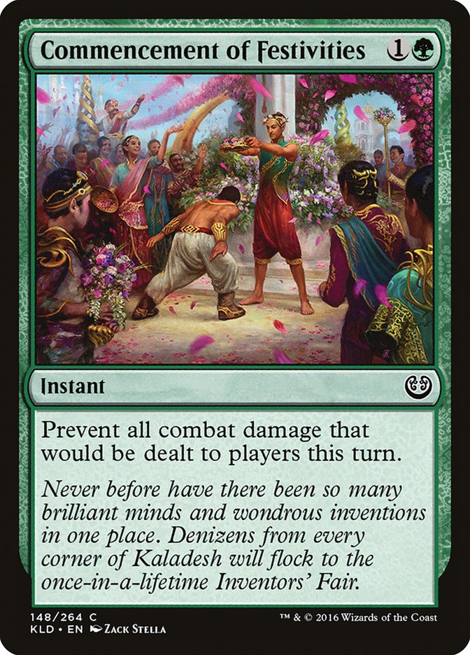 Commencement of Festivities [Kaladesh] | Black Swamp Games