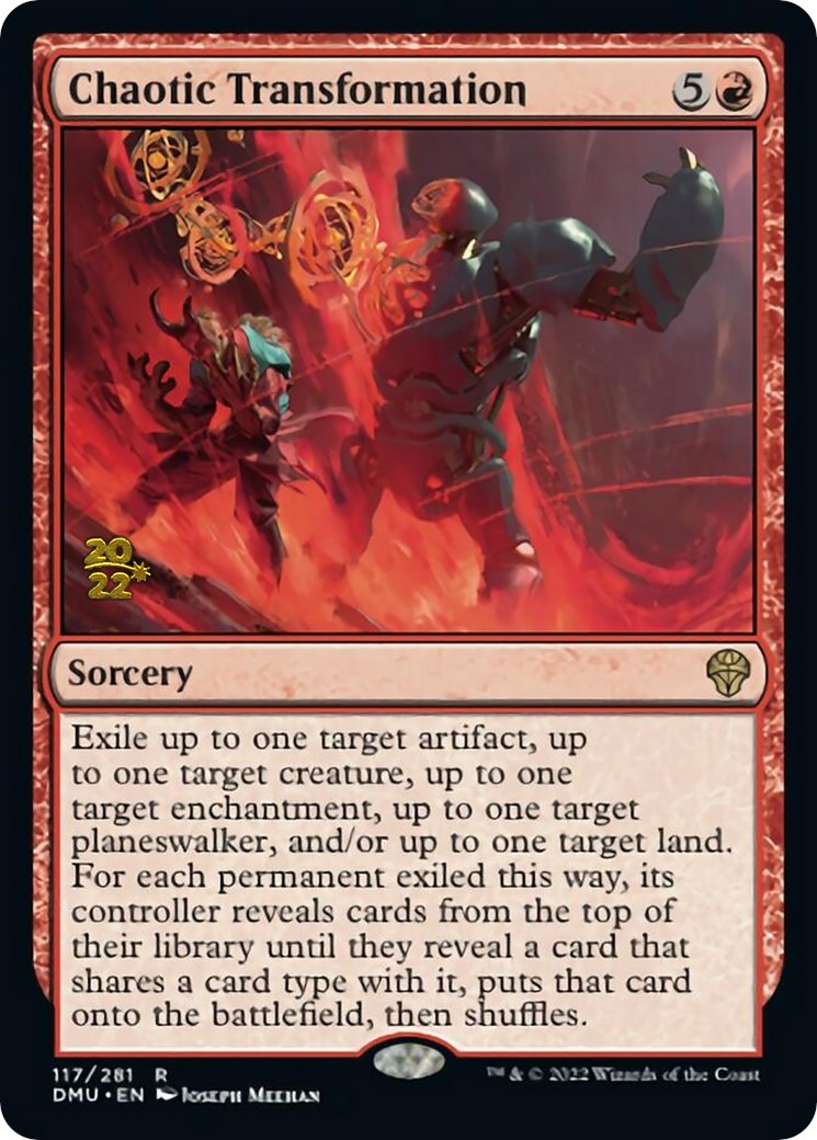 Chaotic Transformation [Dominaria United Prerelease Promos] | Black Swamp Games