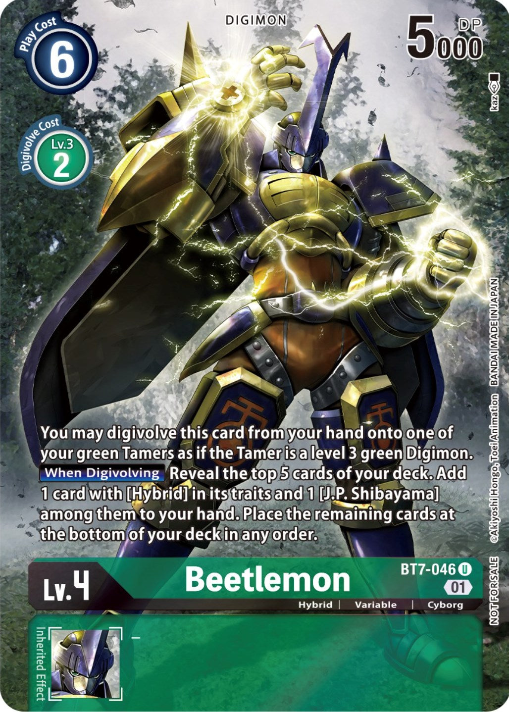 Beetlemon [BT7-046] (2nd Anniversary Frontier Card) [Next Adventure Promos] | Black Swamp Games