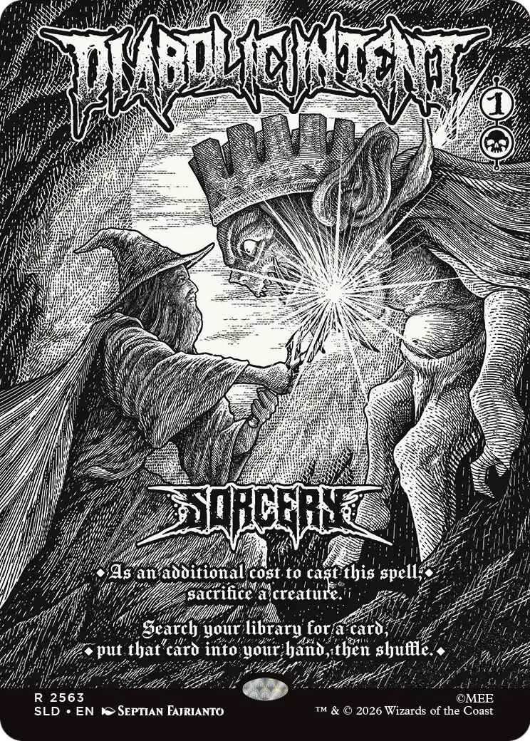 Diabolic Intent [Secret Lair Drop Series] | Black Swamp Games