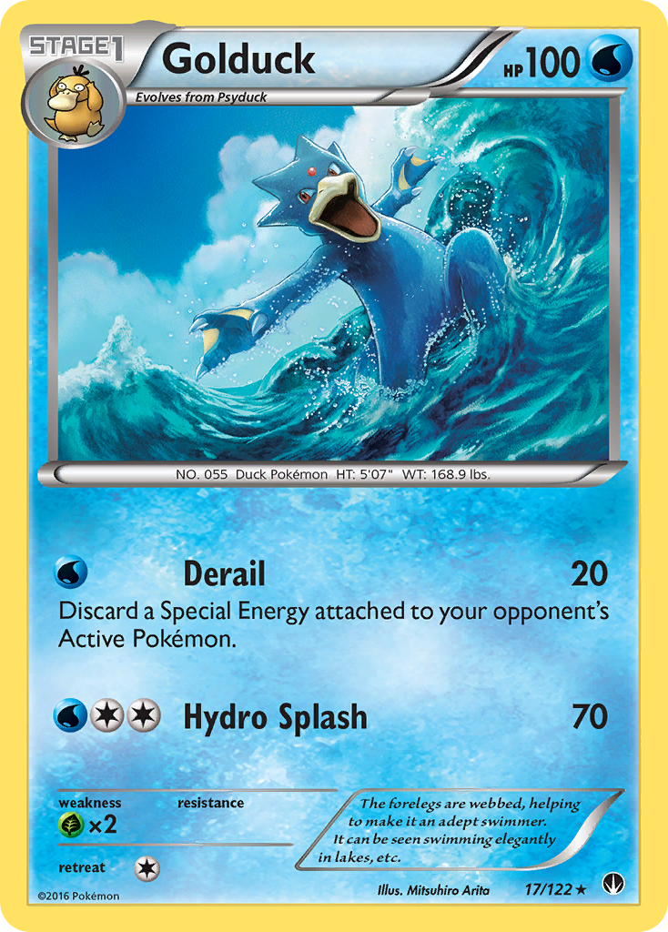 Golduck (17/122) [XY: BREAKpoint] | Black Swamp Games