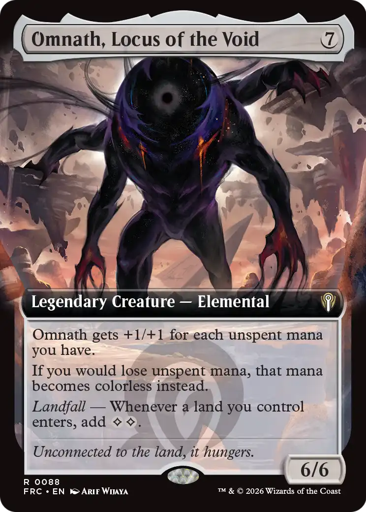 Omnath, Locus of the Void (Extended Art) [Reality Fracture Commander] | Black Swamp Games