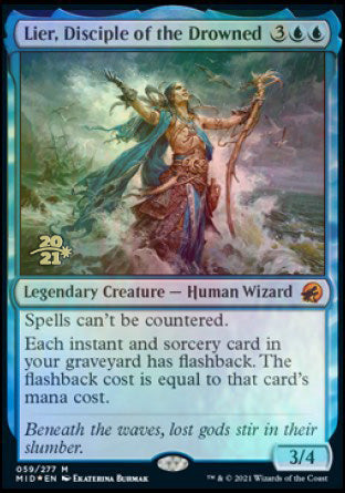Lier, Disciple of the Drowned [Innistrad: Midnight Hunt Prerelease Promos] | Black Swamp Games