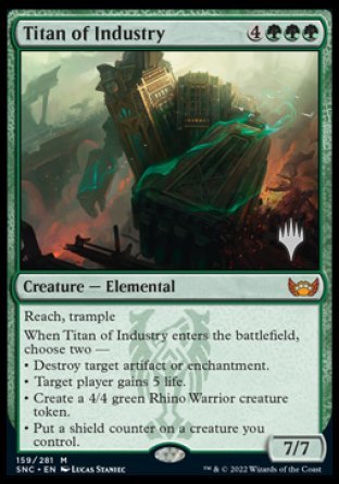 Titan of Industry (Promo Pack) [Streets of New Capenna Promos] | Black Swamp Games