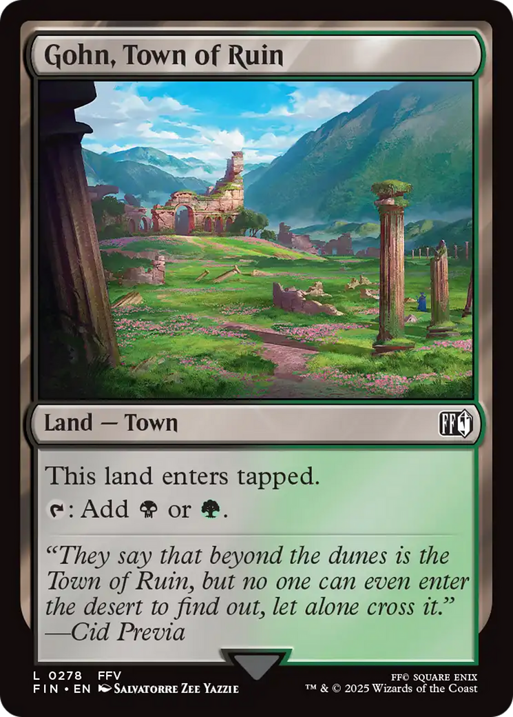 Gohn, Town of Ruin [FINAL FANTASY] | Black Swamp Games