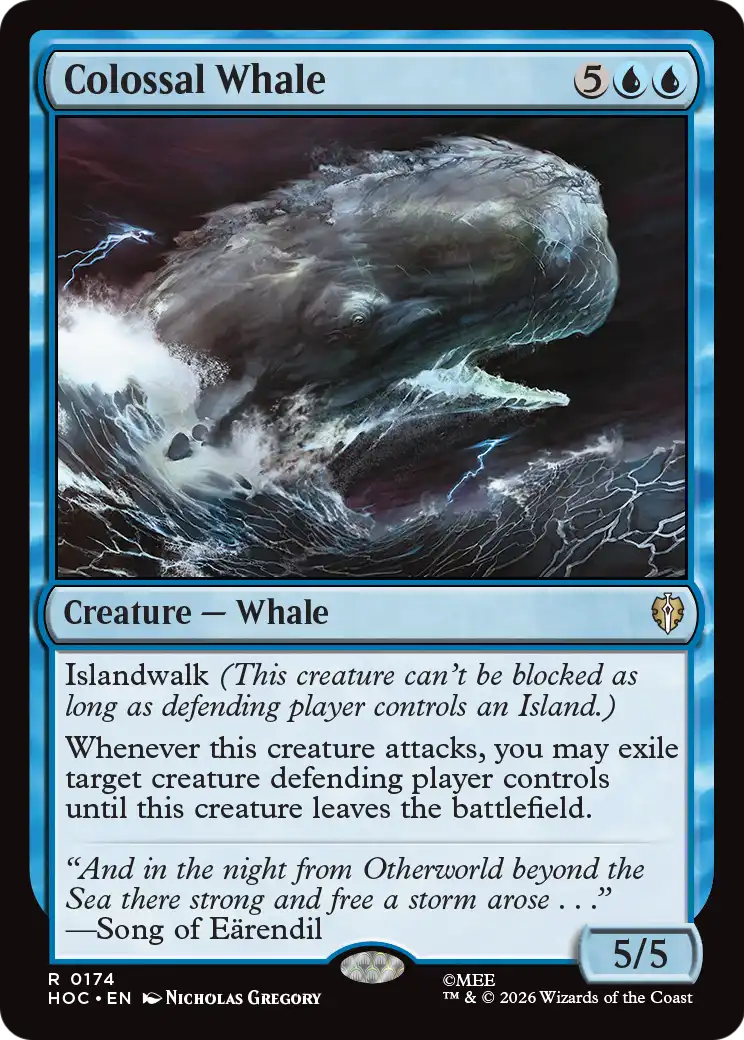 Colossal Whale [The Hobbit: Eternal-Legal] | Black Swamp Games