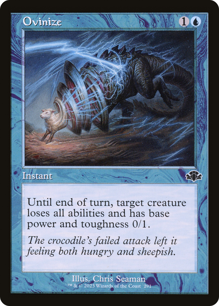 Ovinize (Retro) [Dominaria Remastered] | Black Swamp Games