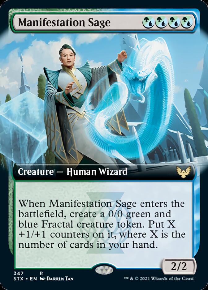 Manifestation Sage (Extended Art) [Strixhaven: School of Mages] | Black Swamp Games
