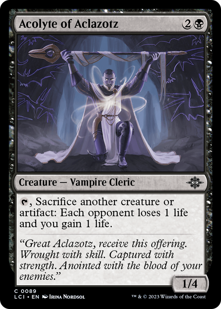 Acolyte of Aclazotz [The Lost Caverns of Ixalan] | Black Swamp Games