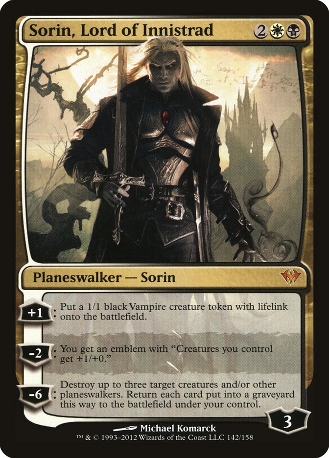Sorin, Lord of Innistrad [Dark Ascension] | Black Swamp Games