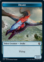Drake // Elemental (002) Double-Sided Token [Commander 2021 Tokens] | Black Swamp Games