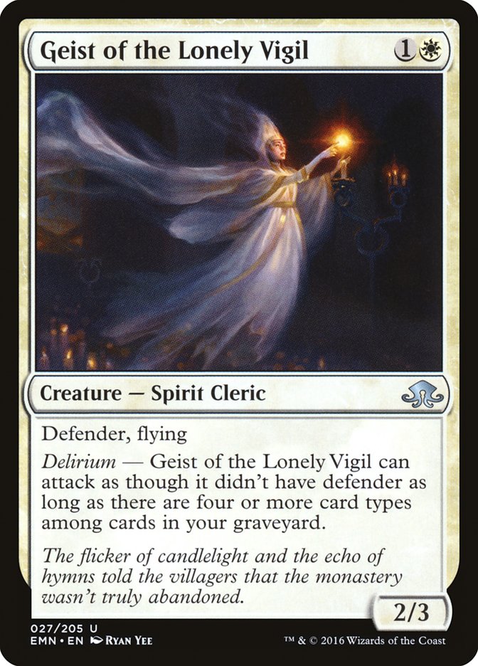 Geist of the Lonely Vigil [Eldritch Moon] | Black Swamp Games