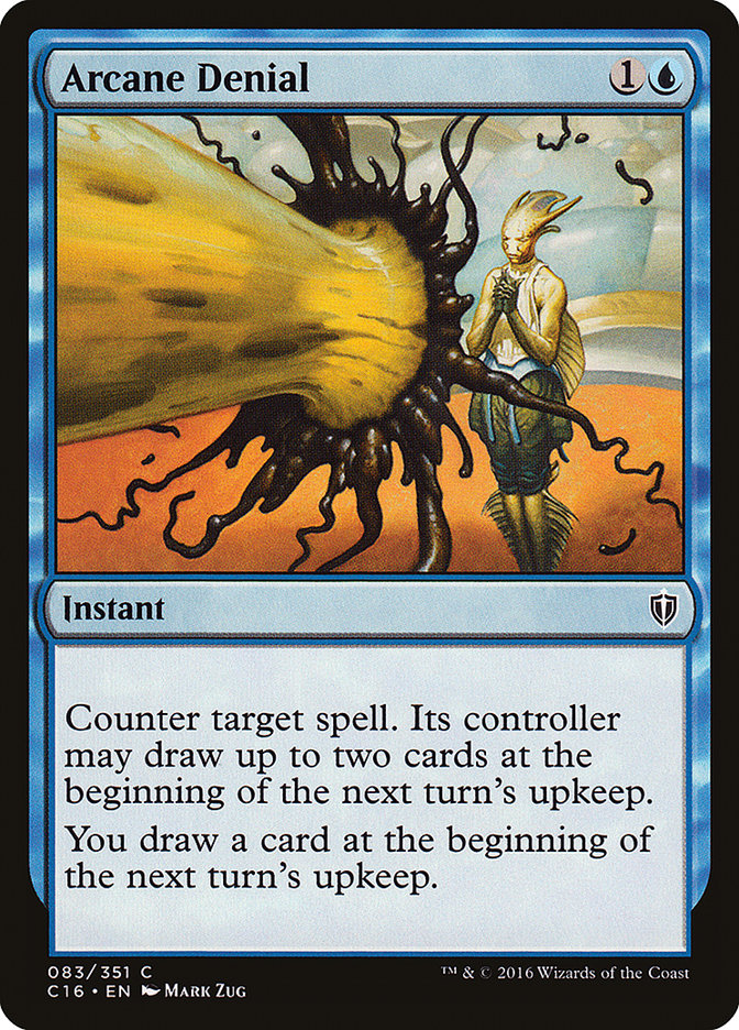 Arcane Denial [Commander 2016] | Black Swamp Games